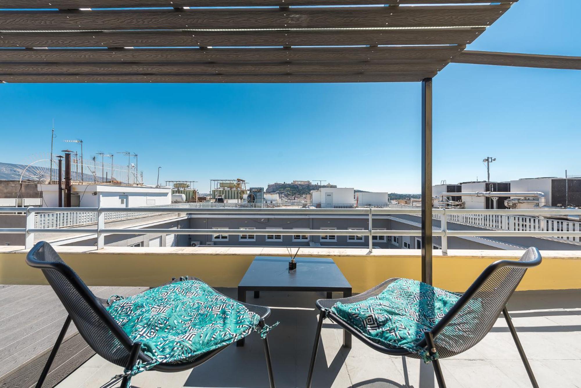 Acropolis View Mini Sky Suite & Hot Tub Atény Exteriér fotografie